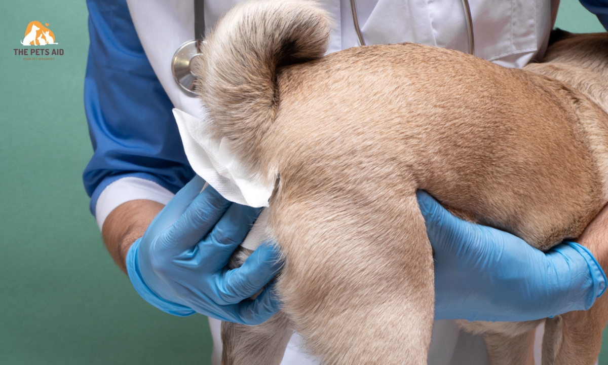 Female Dog Leaking Brown Fluid From Anus